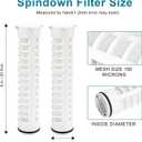 1-1/2" 100 Mesh Spin Down Filter Screen for Rusco Vu Flow Sediment Filters