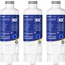 Stokk DA97-17376B Replacement Compatible With Samsung HAF-QIN/EXP Refrigerator Water Filter, NSF 42, Reduces Chlorine, Sediment, Bad Taste & Odor, DA97-08006C, RF23M8070SG, RF23M8070SR[3 PACK]
