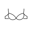 Black Sports Bra For Women Medium