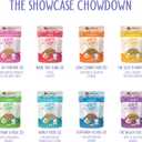 Weruva Slide N' Serve Paté Wet Cat Food, The Showcase Chowdown Variety Pack, 2.8oz Pouch, Pack of 16 (EXP 11/26/28)