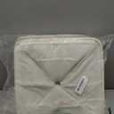 Temary Cube Storage Bins 13x13 Fabric Storage Cubes Baskets Set Of 4 Cloth Baskets for Shelf, Large Bin Empty Basket for Organizing, Shelf Basket (White&Khaki)