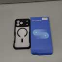 seacosmo for iPhone 17 Pro Max Case, Full Body Bumper with Built-in 9H Tempered Glass Privacy Screen Protector and Camera Lens Protection, Compatible with MagSafe, Shockproof Phone Case, 6.9", Black