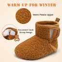 BARERUN Baby Toddler Slippers Girls Boys House Shoes Fuzzy Boots Socks