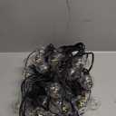 Brightown Outdoor String Lights, 50FT 25 G40 Bulbs Shatterproof Patio Lights, IP65 Waterproof Dimmable Hanging Connectable Globe LED Outdoor Lights for Backyard, Bistro, Porch, Deck, Balcony (Black)