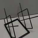 Wudkey Black Strong Load-Bearing Countertop Wine Rack for Bar Space Organization and Decor