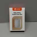 Mom's Choice Gold Awards Winner - EUDEMON 1 Pack Updated Baby Safety Electrical Outlet Cover Box Childproof Plug Cover - More Space for Large Plugs Easy to Install & Use (White)