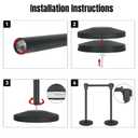 98.5ft Plastic Chain Links,0.3-Inch Thick Yellow Safety Barrier Link Weatherproof Durable Privacy Protection, Easy to Install,Ideal for Fence Home and Business