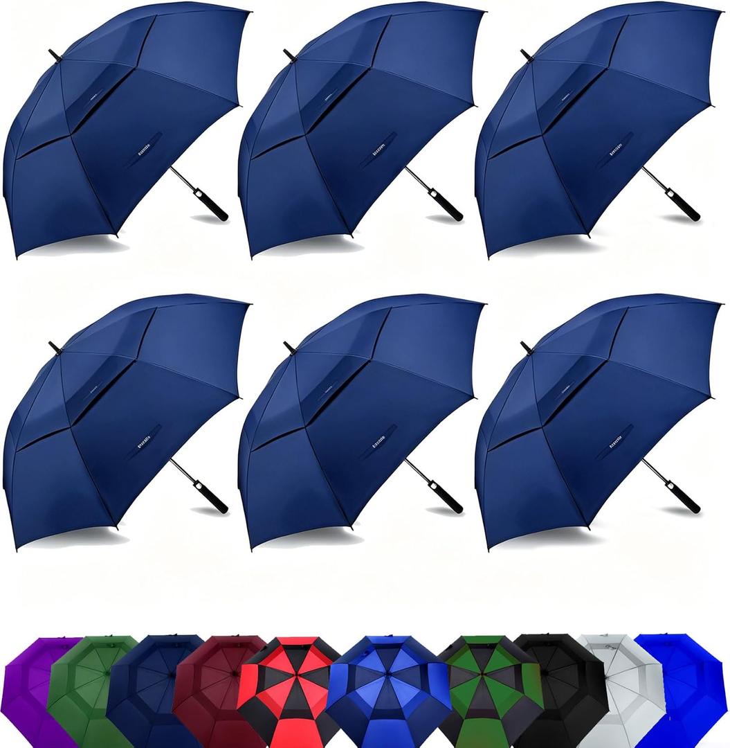 68 Inch Inch Large Golf Umbrella Windproof Auto Open for Rain