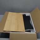 Bread Box for Kitchen Countertop: Bamboo Bread Storage Container for Homemade Bread, 2 Layer Breadbox, Large Bread Keeper Holder, 
Wood Color