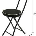 Wee's Beyond Cushioned Padded Folding Stool