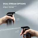 2 x Paksh Novelty Glass Spray Bottles Amber 2 Pack 16 Oz Refillable Container with Durable Leakproof Trigger Sprayer with Mist/Stream/Lock for Hair, Cleaning Products, Essential Oils, Aromatherapy, Water