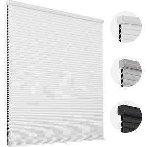 Joydeco Cordless Blackout Cellular Shades, 56" W x 64" H, White
Blackout Honeycomb Blinds for Windows，Cordless with Free Stop System, Thermal Insulated & UV Protection for Home & Office