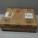 LOENIY 2-Tier HDPE Shower Bench with Non-Slip Foot Pads, Wood-Like Spa Shower Stool for Inside Shower, Ergonomic Waterproof Bathroom Bench Seat with Storage Shelf, for Seniors & Adults (Black)