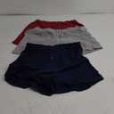 Cotton Boxers Shorts Mens Stretch Knit Boxer Shorts Solid Underwear Plaid Striped Cotton Sleep Short Tartan M, 3 Pieces