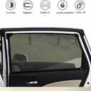 Side & Rear Windows Sun Shade for BMW X5 2019-2025 | Custom Fit, Magnetic Mesh Cover | Baby UV/Heat Protection, Privacy Shield Sunshade (2-Pack Rear Quarter Window Sun Shades)