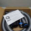 10FT Shop Vac Hose Power Tool Kit, 2-1/4" Dust Collector Hose Connection, 6 Expanded Multi-Brand Vacuum Hose Adapters, for Home & Shop Vacuum System, for Shop Vacuums, Table Saw, Sander, and More