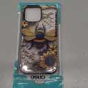 Compatible with iPhone 16 Pro Max Case - Dual-Layer Protection, Hard Shell with Silicone Interior,Slim Scratch Resistant Shockproof for Woman Men - Bumblebee Sunflower Honeycomb