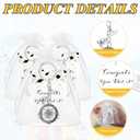 Ferreve 30 Sets 2026 Commencement Gifts Bulk Inspirational Compass Keychain with Cap Charm and Congratulations Cards Farewell Organza Bag for Men Women Alumni Party Favors