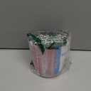 ForPro Professional Collection Mini Foam Board, Double-Sided Nail File, Pink, Black, 400/600 Grit, 3.5 l x .5 w, 50 Count