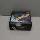 Titanic Building Blocks Set, 2288 Pieces Big Ship Block Model Set with Light Strip, Glacier, Ideal Gift for Adults