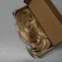 Short Straight Claw Clip Ponytail Extension with 4 DIY Bendable Metals, Synthetic Messy Bun Hair Piece for Women with Thinning Hair, Heat Resistant Fake Hairpiece, Dirty Blonde (8 Inch)