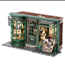 Miniature Dollhouse Kit, Wooden Mini House Building Kit, DIY Book Nook Kits for Adults, Magic Wand Shop Model with LED Light, Christmas Birthday Gifts for Adults Teens (Magic House)
