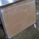 Mobile Clear Glass Whiteboard on Wheels - TANKEE 48" x 32" Dry Erase Board with Stand, Large Rolling White Board with 25 Sheets Paper Pad, Transparent Tempered Glass Board for Office Home School