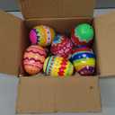 12pcs Easter Egg Prefilled with Mini Dinosaur Toy Inside, For Easter Hunt, Easter Basket Stuffers, Easter Party Favor Supplies, Goody Bag Filler, Filling Treats, Filled Easter Egg Gift for Kid Toddler