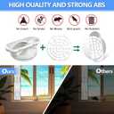 Portable Ac Window Vent Kit - Adjustable Window Seal Panel for 5.1"/5.9" Exhaust Hose, Portable Air Conditioner Window Kit, Fits Sliding Windows/Door(Not Include Hose)