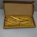 Fomcet Metal Arch Backdrop Stand Set of 2 Gold Wedding Arch Stand 7.2FT & 6FT Arched Backdrop Frame for Birthday Party Baby Shower Graduation Ceremony Decoration