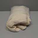 Douceur Cream Throw Blanket for Couch, Soft Cozy Lightweight Stripe Pattern Knitted Throw Blanket for Sofa, Living Room, 50"X60"