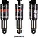 CNCLOL Mountain Bike Rear Shock 120mm/125mm/150mm/165mm/185mm/190mm/200mm,Bicycle Shock Absorber- Hydraulic Rear Suspension Shock for Mtb/Mtn/ebike/Dmn. (165mm x 750lbs)