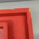 Sliner 3 Pcs Christmas Hot Cocoa Bar Wood Storage Box Rustic Farmhouse Wooden Storage Bins Decorative Wooden Basket Bins Xmas Wood Crate Organizer for Kitchen Office Bathroom Laundry Farmhouse Gift