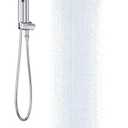 Veken Shower Head, 10'' Luxury All Metal Rain Shower Heads with Handheld Spray Combo, Hand Held Bathroom Combo with Adjustable Extension Arm, Bathroom Accessories, Dual Rainfall Showerhead Chrome