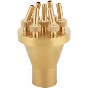 Fdit FNPT 1" DN25 2 Tier Center Straight Style Fountain Nozzle Garden Pond Spray pond fountain head Tool for Home Garden