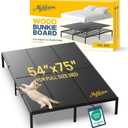 Bunkie Board Full Size (54x75'') - Extra Sturdy Wood Bed Boards for Slatted Metal Frame, Sleeper Sofa Support Board to Stop Sagging Mattress, Breathable, Quiet, Anti-Slip and Moisture-Resistant