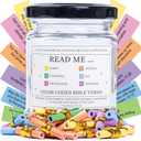 2 x Bible Verses Jar  92 Color-Coded Scriptures, Christian Gift for Women, Men, Friends, Christmas, Sweetest Day, Encouragement & Sympathy