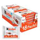 Kinder Chocolate, 18 Four Count Packs, Milk Chocolate Bar with Creamy Milky Filling, Individually Wrapped Candy, 1.8 oz Each (Full Size) (BB: May 14, 2025)