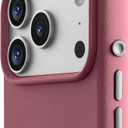 TineeOwl Case for iPhone 17 Pro MagSafe Compatible, Aluminum Buttons, Camera Control & Rounded Action Button, Slim Textured TPU, Minimalist DuneX Series Blush Too Hard