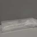 Weiai Clear Acrylic Shelf 15" Invisible Floating Wall Ledge Bookshelf, Kids Book Display Shelves Wall Mounted (15 Inch 3Pack)