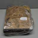 Yesland Kraft Paper Bags - Thank You Bags with Handles - Brown with Black Leaves - 3 Sizes - 80 Pack