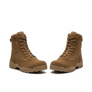 Men's Military Jungle Combat Boots Black Boots For Men Slip Resistant Leather Tactical Work Boots, All Day Comfortable and Breathable Botas militares para hombres Size 8,5