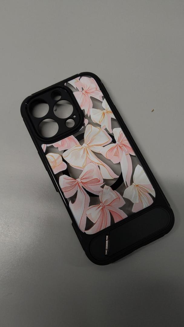 16 Pro Case (Bows) big ribbon pink