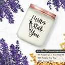 Maybeone Nurse Gifts for Women Christmas Appreciation Graduation Gift for School Nurses Week Gifts -I Will Stab You 7 Oz Lavender Scented Candle