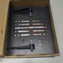 No Drilling Metal Projector Mount, Adjustable Angle Projector Mount Shelf for Sofa and Bedside, Foldable for Storage,Perforated Design for Heat Dissipation,Projector Wall Mount for Living Room (10.59*8.19inch)