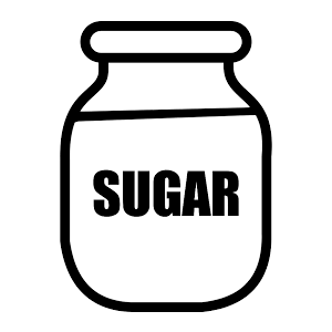 12 Oz Sugar Container for Coffee Bar  Glass Sugar Dispenser with Pour Spout and Stainless Steel Flip Lid, Durable & Classic Style Jar for Kitchen or Cafe  Suitable for Cinnamon & Seasoning Storage