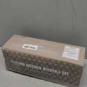 Umite Chef Kitchen Cooking Utensils Set, 33 pcs Non-Stick Silicone Cooking Kitchen Utensils Spatula Set with Holder, Wooden Handle Silicone Kitchen Gadgets Utensil Set (Khaki)