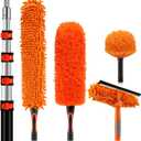 26ft High Reach Duster Kit with 5-20ft Extra Long Extension Pole