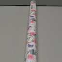 Retrify Pink Flowers Wrapping Paper Roll - 17 Inches x 32.8 Feet Mini Roll Cute Butterfly and Polka Dots Gift Wrap Paper for Mother's Day, Wedding, Birthday, Baby Shower, Holiday
