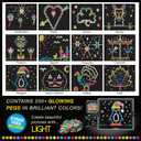 Lite Brite Ultimate Value Retro Toy, 12 Seasonal Templates, Peg Pouch, Light up Creative Activity Toy, Educational Stem, Gift for Girls and Boys, Ages 4+